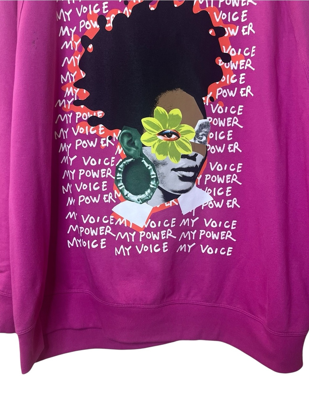 🎉Target Magenta Pink Graphic Black History Month Sweatshirt Sz 2X - Picture 3 of 6